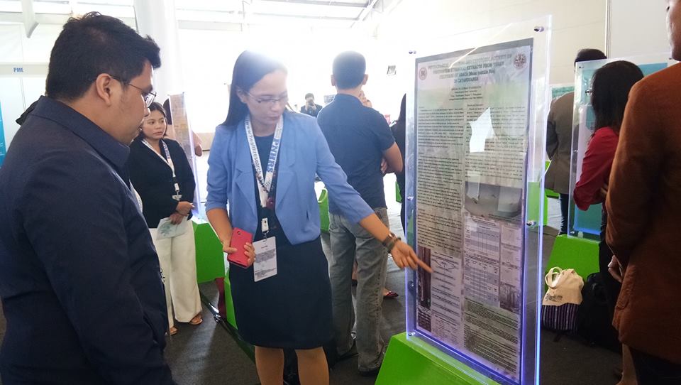 Evangelista represents Region V to PNHRS Research Poster Contest